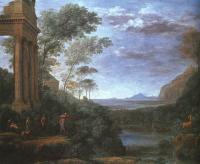 Lorrain, Claude - Landscape with Ascanius Shooting the Stag of Sylvia